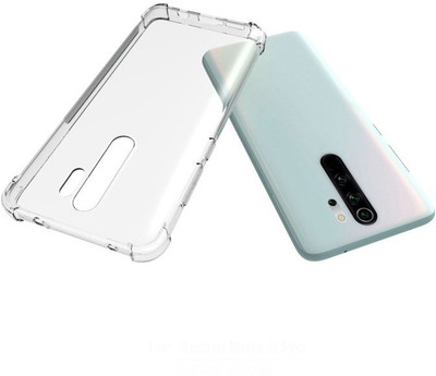 Aaralhub Front & Back Case for Mi Redmi Note 8 Pro(Transparent, Waterproof)