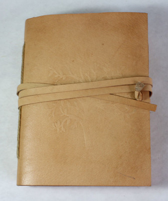 Camlon Exports Leather Diary Assorted Desk Planner Unruled 240 Pages(Tan)