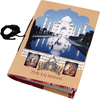 Handicrafts Paradise Rajasthani Handmade Notebook Regular Notebook Unruled 100 Pages(Beige)