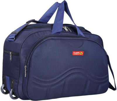 S.K.DAYNA Polyester Travel Duffle Bag with Spacious Compartment Duffel With Wheels (Strolley)