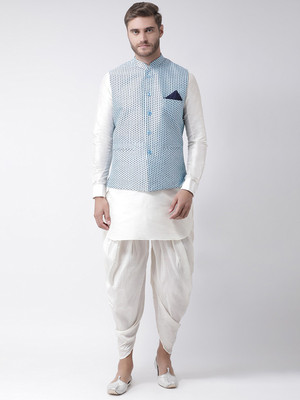 DEYANN Men Kurta Patiala Ethnic Jacket Set