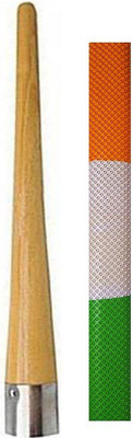 Raider One Grip Cone + One Tri Colour Grip Diamond(Brown, Orange, White, Green, Pack of 2)
