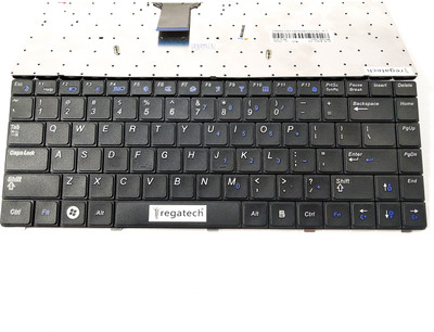 Regatech NP-R425-JU04, NP-R425-JU04RU Internal Laptop-size Laptop Keyboard Compatible with Desktop, Laptop, Mac(Black)