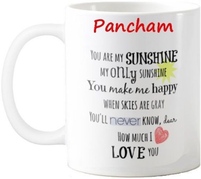 Exocticaa Pancham Love Romantic Quotes 71 Ceramic Coffee Mug(325 ml)