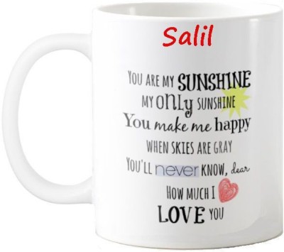 Exocticaa Salil Love Romantic Quotes 71 Ceramic Coffee Mug(325 ml)