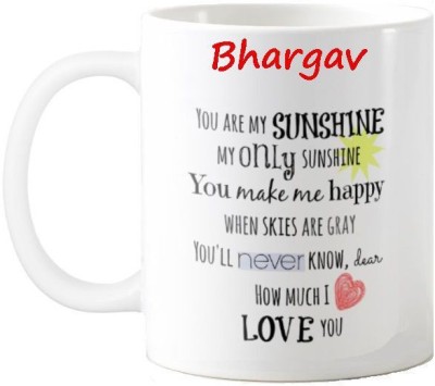 Exocticaa Bhargav Love Romantic Quotes 71 Ceramic Coffee Mug(325 ml)