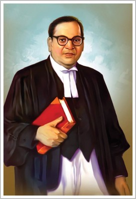 Babasaheb Ambedkar Paper Poster Paper Print(18 inch X 12 inch, Rolled)
