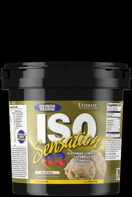 Ultimate Nutrition Iso sensation 93 Whey Protein(2.27 kg, Vanilla Bean)