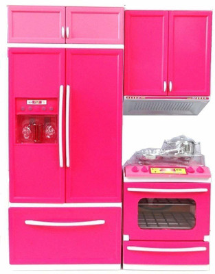 Insite Kitchen Toy Set, Battery Operated Play Set with Refrigerator