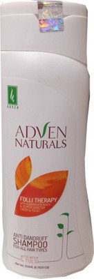 ADVEN Naturals Anti Dandruff Shampoo , 200ml each (Pack of 2)(400 ml)