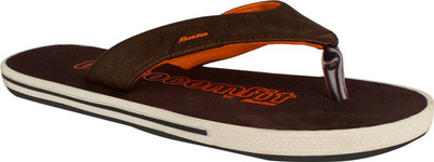 Bata Men Flip Flops(Brown , 7)