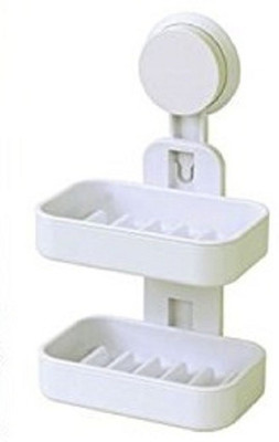 SEAHAVEN high quality double layer soap holder-pack 1(White)