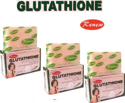 RENEW Glutathione Newly Improved Whitening And Freshness Soap(3 x 45 g)