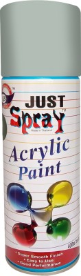 Just Spray Multipurpose General Spray Paint for Bike, Home, Etc 400 Ml Grey Spray Paint 400 ml(Pack of 1)