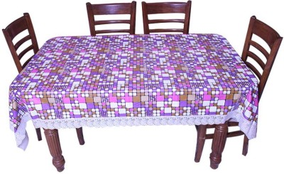 E-Retailer Geometric 6 Seater Table Cover(Multicolor, PVC (Polyvinyl Chloride))