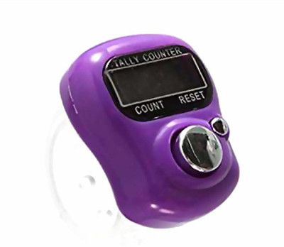 VOLTegIC Plastic Compact Mini Stitch Marker Row Finger Counter Digital Tally Counter(Purple Pack of 1)