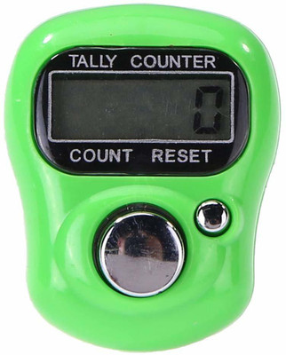 VOLTegIC ® Hand Held Useful Digital Display Knitting Crochet Amigurumi Purple/Green Stich Row Tally Counter Digital Tally Counter(Green Pack of 1)