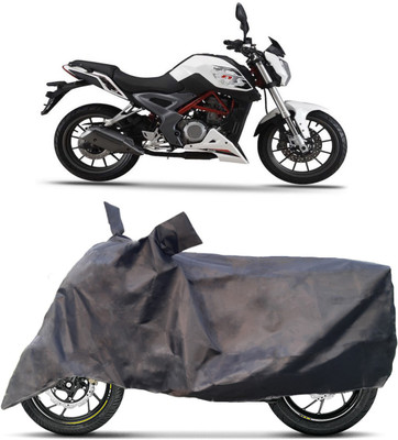 Akshita Enterprises Two Wheeler Cover for DSK Benelli(TNT 25, Black)