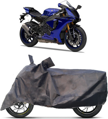 Akshita Enterprises Two Wheeler Cover for Yamaha(YZF R1, Black)