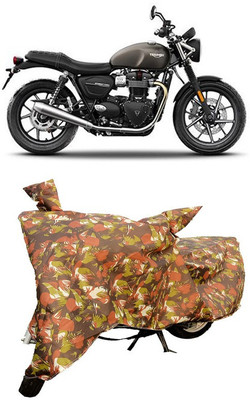 Akshita Enterprises Two Wheeler Cover for Triumph(Twin, Multicolor)