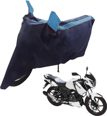 UrbanLifesylers Two Wheeler Cover for TVS(Apache RTR 160, Blue)