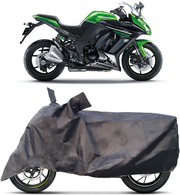 Decorzy Two Wheeler Cover for Kawasaki(Ninja 1000, Black)