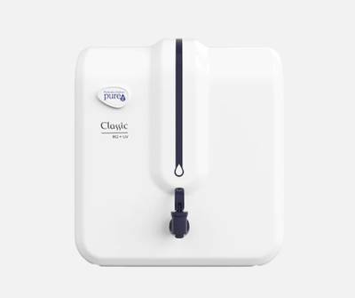 Pureit Ro +uv 5 L RO + UV Water Purifier  (White blue)
