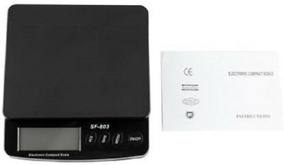 D-DEVOX AV-7910-4147 Weighing Scale(Black, White)