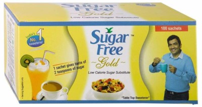 Sugar free SUGAAR FREE GOLD 100 SACHETS Sweetener(75 g, Pack of 100)