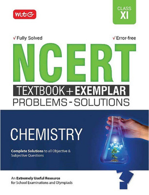 Ncert Text Book + Exemplar Problems - Solutions Chemistry Class 11(English, Paperback, unknown)