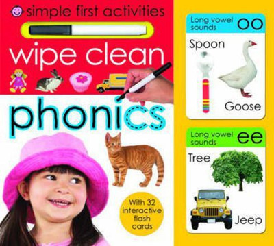 Simple First Activities - Wipe Clean Phonics(English, Hardcover, Priddy Roger)