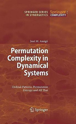Permutation Complexity in Dynamical Systems(English, Hardcover, Amigo Jose)