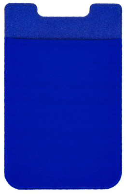StealODeal Blue Multipurpose Adhesive Phone Jacket Card & Earphone 3 Card Holder(Set of 1, Blue)