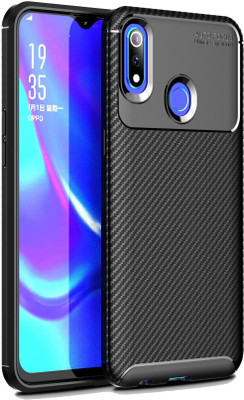 Flipkart SmartBuy Back Cover for Realme 3, Realme 3i(Black, Rugged Armor)