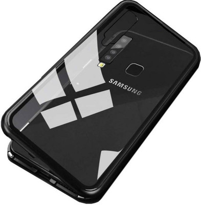 CaseTrendz Bumper Case for MI REDMI NOTE 6 PRO Original Magnetic Bumper Back Glass Case(Black, Magnetic Case, Pack of: 1)