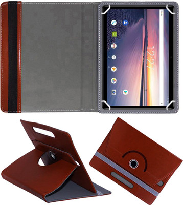 Fastway Flip Cover for iBall Majestic 01(10.1 inch)(Brown, Cases with Holder, Pack of: 1)