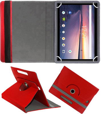 Fastway Flip Cover for iBall Majestic 01(10.1 inch)(Red, Cases with Holder, Pack of: 1)