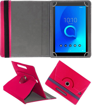 Fastway Flip Cover for Alcatel 1t 10 New Tablet(Pink, Cases with Holder, Pack of: 1)