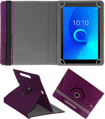 Fastway Flip Cover for Alcatel 1T 10 inch(Purple, Cases with Holder, Pack of: 1)