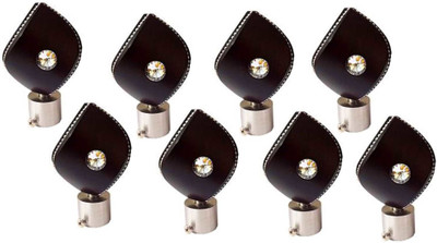 GROWNIX Brown Rod Rail Bracket Metal(Pack of 8)
