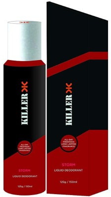 KILLER ALL DAY FRESHNESS Body Spray  -  For Men & Women(150 ml)