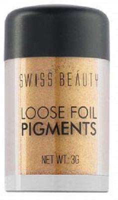 SWISS BEAUTY Eyeshadow (Loose Foil Pigment ) Shade-2 3 g(gold)
