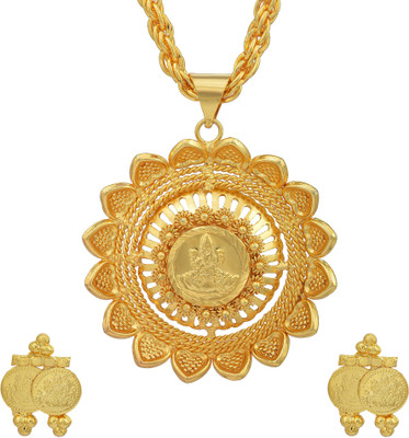 memoir Brass Gold-plated Gold Jewellery Set(Pack of 1)