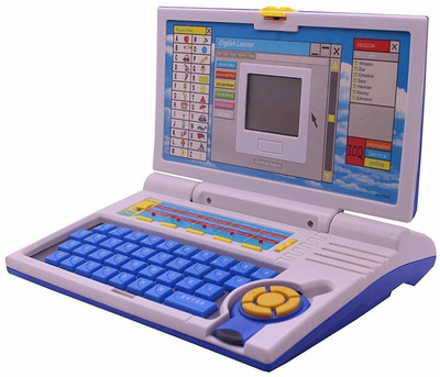 Kmc kidoz Laptop Learner EDUCTAINAL Laptop 20 Activities & Games Fun Laptop Notebook Computer Toy for Kids-Blue (Best Leaner Laptop).(Multicolor)