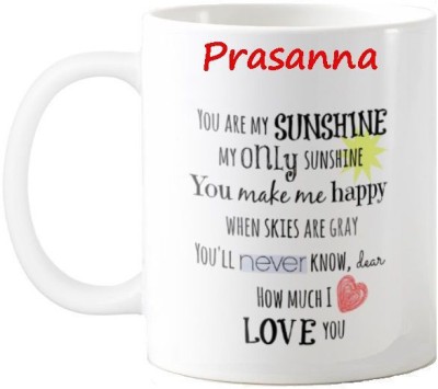 Exocticaa Prasanna Love Romantic Quotes 71 Ceramic Coffee Mug(325 ml)