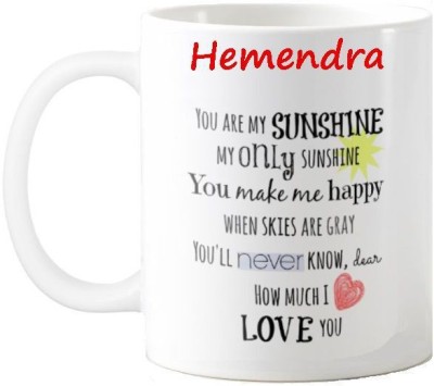 Exocticaa Hemendra Love Romantic Quotes 71 Ceramic Coffee Mug(325 ml)