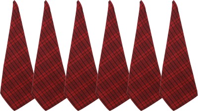 OASIS KT-OH-60048 Red Cloth Napkins(6 Sheets)