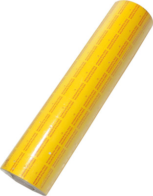 Shiv 10 Rolls Price Label Paper Tag Sticker MX5500 Labeller Gun White Red Line Self Adhesive Paper Label(Yellow)