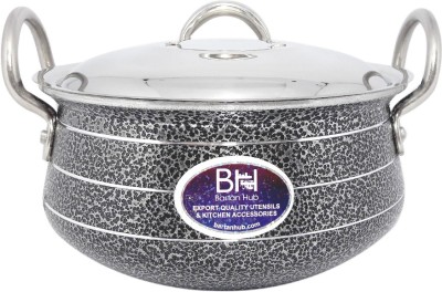 bartan hub Handi with lid (1500 ML , Aluminium Made , Dishwasher safe ) Handi 1500 L with Lid(Aluminium)