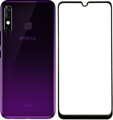 Cell-loid Edge To Edge Tempered Glass for Infinix Hot 8(Pack of 1)